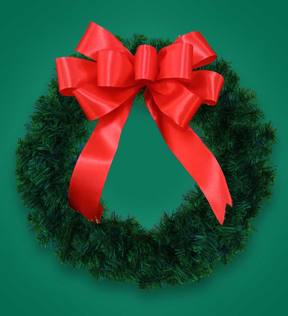 bow on wreath